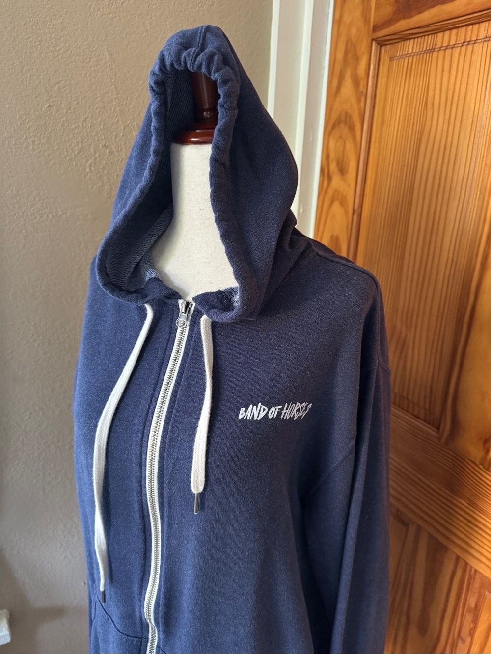 Band of Horses Navy Zip-Up Hoodie